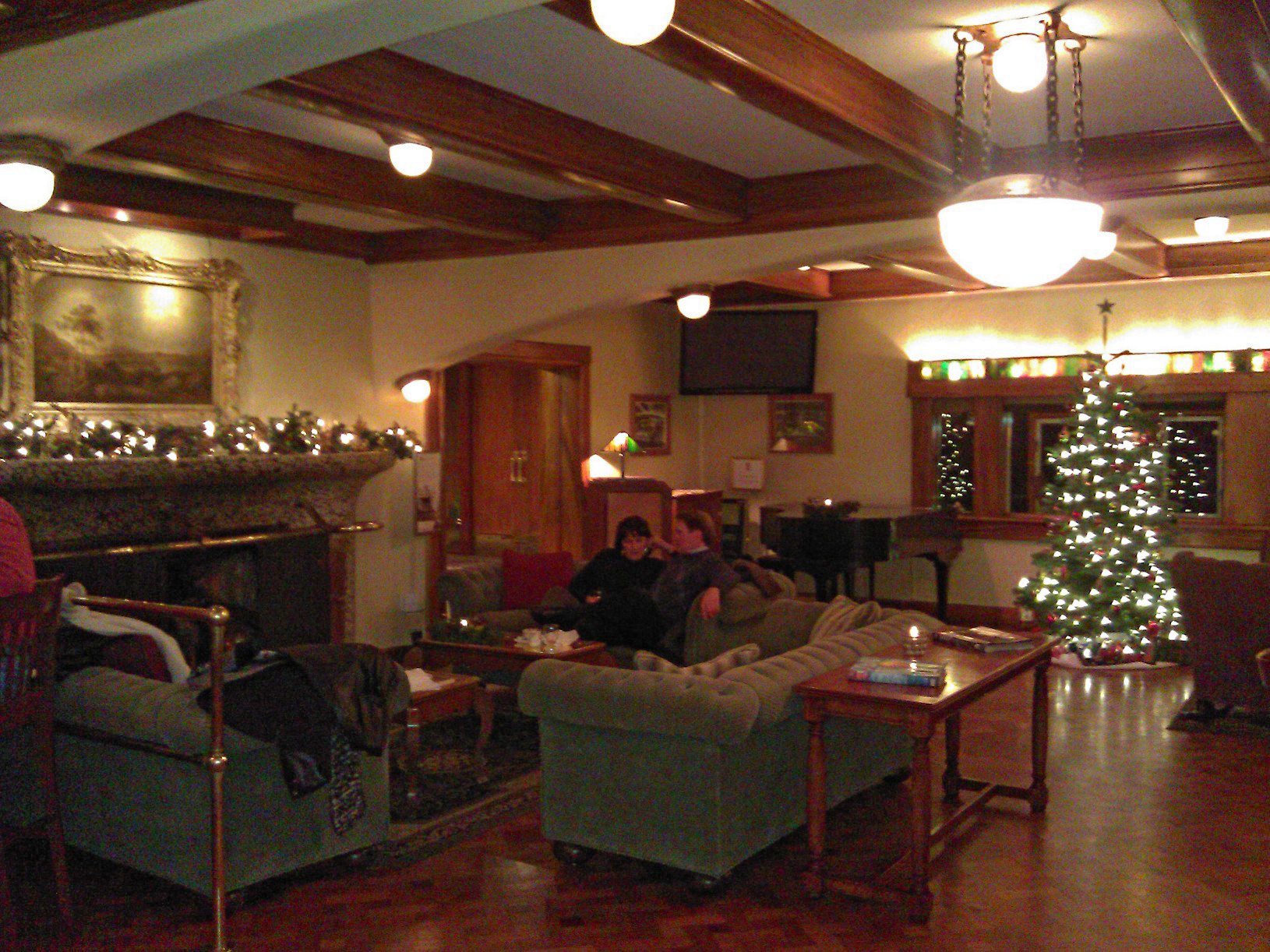 Living Room at Moran Mansion, Rosario Resort - Orcas Island