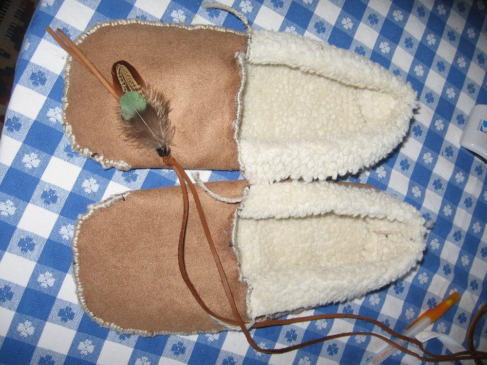 Moccasins made by Teri Williams
