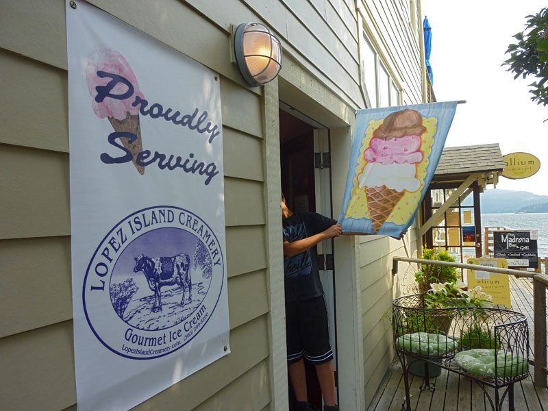 Lily Ice Cream Shop - Eastsound, Orcas Island
